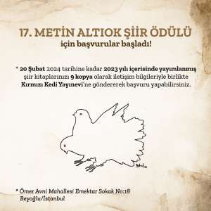 17. Metin Altıok Şiir Ödülü 