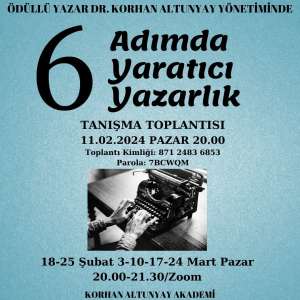 6 adımda yaratıcı yazarlık