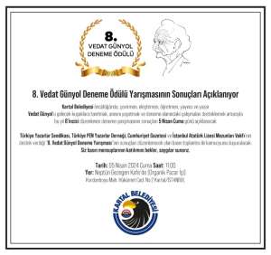 8. Vedat Günyol Deneme Yarışması 