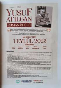 2025 Yusuf Atılgan Roman Ödülü